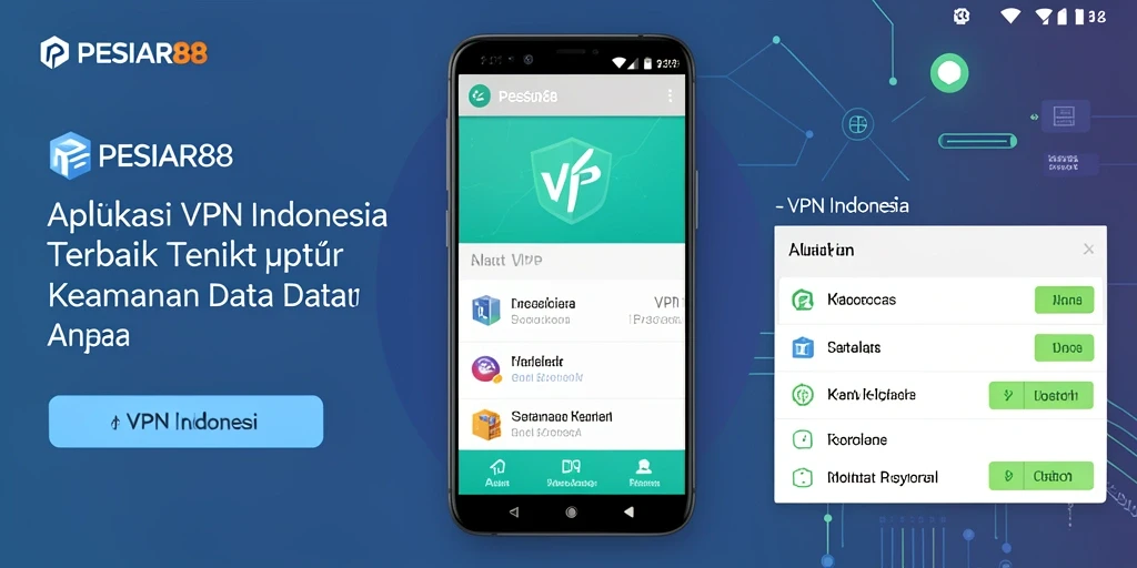 Antarmuka PESIAR88 yang user-friendly dan fungsional.