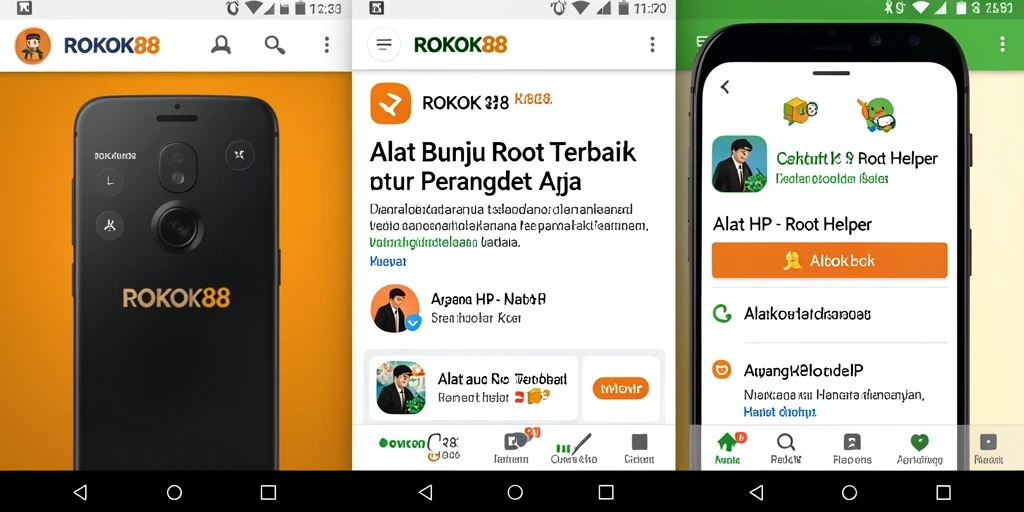 Tampilan antarmuka ROKOK88 yang sederhana dan fungsional.